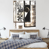 City Language キャンバスプリント (インサイチュ (寝室))