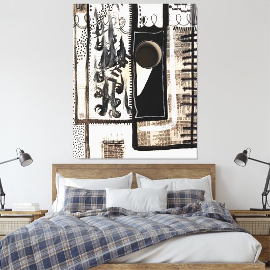 City Language キャンバスプリント (インサイチュ (寝室))