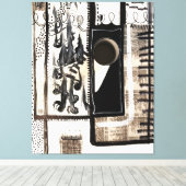 City Language キャンバスプリント (インサイチュ (ウッドフロア))