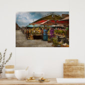 City - Lexington market, Baltimore, Maryland 1890 ポスター (キッチン)