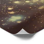 City lights on a rainy night ポスター (角)