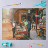 City - Little Italy NY - Mussel Man 1900 薄葉紙 (クラフト)