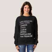 City Love – シティリストロサンゼルス スウェットシャツ (正面フル)