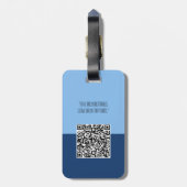 City LT08-0426 Luggage Tag ラゲッジタグ (裏面縦)