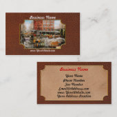 City - New York NY - Stuck in a rut 1920 名刺 (正面/裏面)