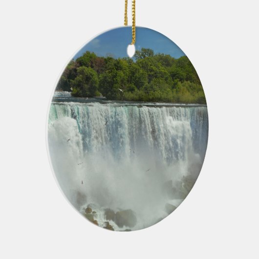 City - Niagara NY – ナイアガラのアメリカ秋 セラミックオーナメント (右)