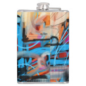 "City Night Lights"フラスコ フラスク (裏面)