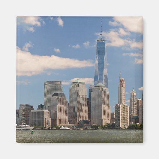 City - NY – 都市の色 マグネット (正面)