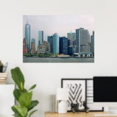 City - NY – 金融街 ポスター (ホームオフィス)