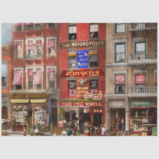 City - NY - 1909年に起きた殺人事件 薄葉紙 (正面)