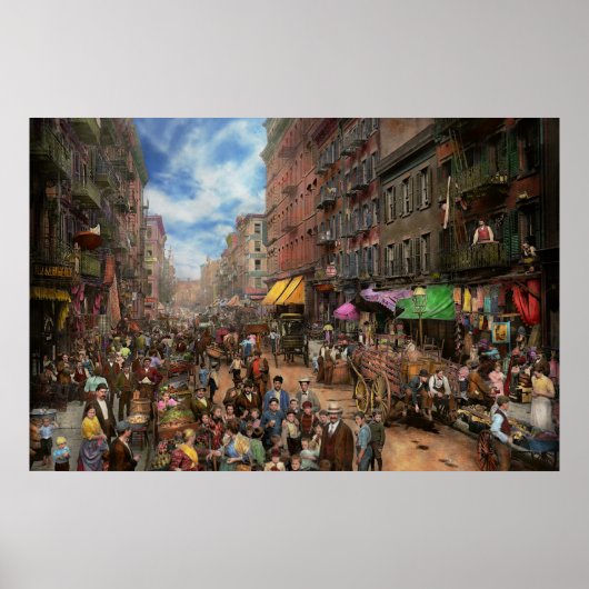 City - NY - Flavors of Italy 1900 ポスター (正面)