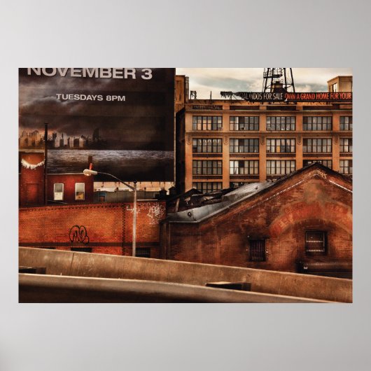 City - NY - NYの歴史 ポスター (正面)