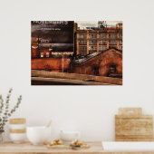 City - NY - NYの歴史 ポスター (キッチン)