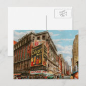 City - NY - Tastee's and Macy's 1942 ポストカード (正面/裏面)