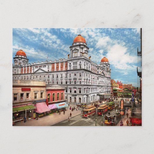 City - NY - The short lived Grand Central 1900 ポストカード (正面)