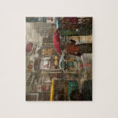 City - NY - Times Square on a rainy day 1943 ジグソーパズル (縦)