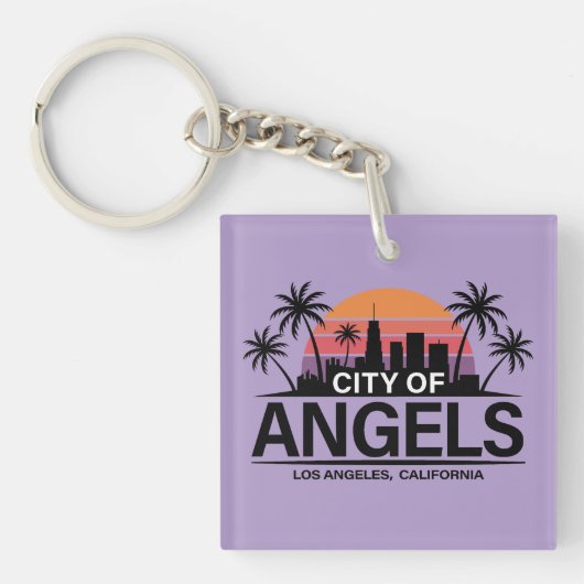 City of Angels, Los Angeles, California キーホルダー (正面)
