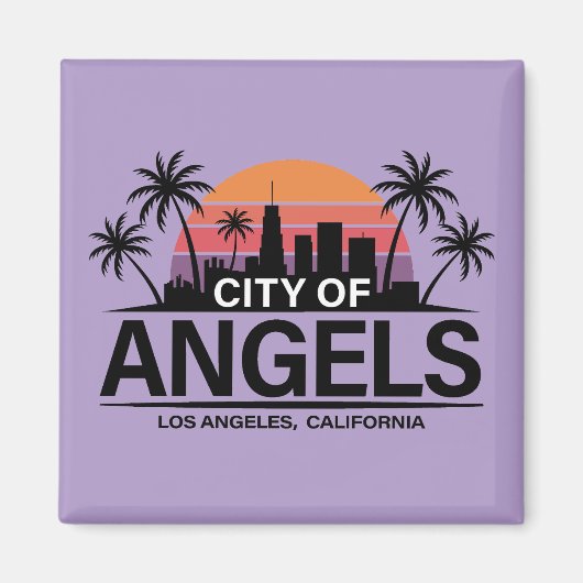 City of Angels, Los Angeles, California マグネット (正面)