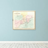 City of Appleton, Outagamie Co. キャンバスプリント (インサイチュ (ウッドフロア))