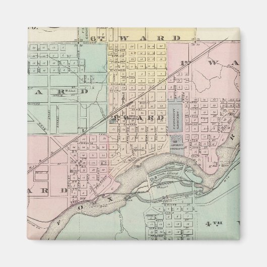 City of Appleton, Outagamie Co. マグネット (正面)
