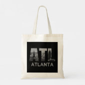 City of Atlanta Georgia Skyline Cityscape Downtown トートバッグ (裏面)