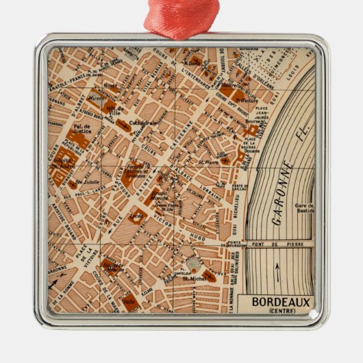 City of Bordeaux France  メタルオーナメント (正面)