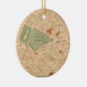 City of Boston Vintage Map セラミックオーナメント (右)