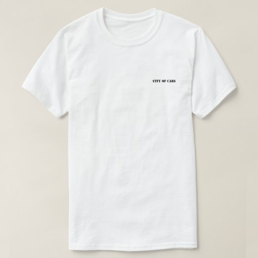 City of Cars T-shirt – アーバン通りグラフィックティー Tシャツ (デザイン正面)