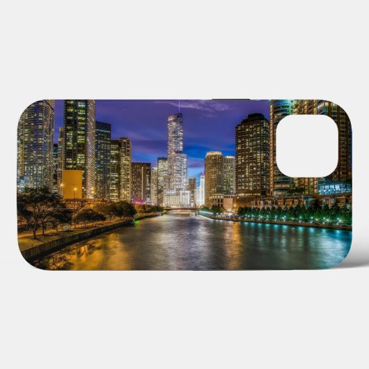city of chicago with the magnificent river Case-Mate iPhoneケース (裏面 (横))