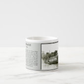 City of Cleveland III B&W espresso mug エスプレッソカップ (正面)
