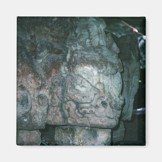 City of Copan Mayan Ruins Honduras Photo Designed マグネット (正面)