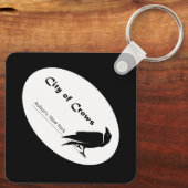 City of Crowsロゴキーチェーン キーホルダー (裏面)