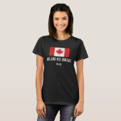 City of Dollard des Ormeaux CANADA Canadian Flag Tシャツ (正面フル)