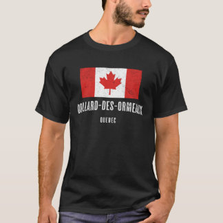 City of Dollard des Ormeaux  CANADA Canadian Flag Tシャツ