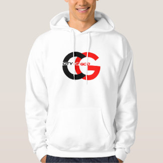 City of God Logoフード付きスウェットシャツ パーカ