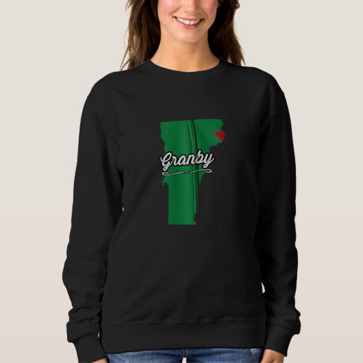 City Of Granby Vermont Cute Merch Graphic Zip スウェットシャツ (正面)