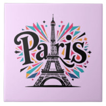 City of Lights：パリはっきりしたタイポグラフィアート