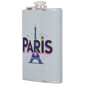 City of Lights：パリはっきりしたタイポグラフィアート フラスク (左)