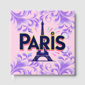 City of Lights: Bold Paris Typography Art ゲストブック (正面)