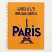 City of Lights: Bold Paris Typography Art プランナー手帳 (正面)