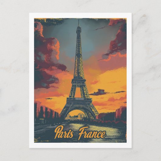 City of Lights Paris，フランス ポストカード (正面)