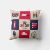 City Of London 統一された Kingdom England両面 クッション (裏面)