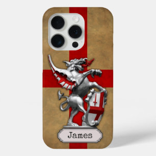 City of London Dragon Personalizable iPhone 15 Proケース