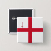 City of London (England) (Uk Capital City) 缶バッジ (正面&裏面)