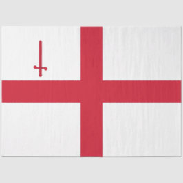 City of London Flag (England) (Uk Capital City) 薄葉紙