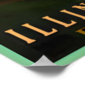 City of Miami Illinois Central Railroad New Poster ポスター (角)