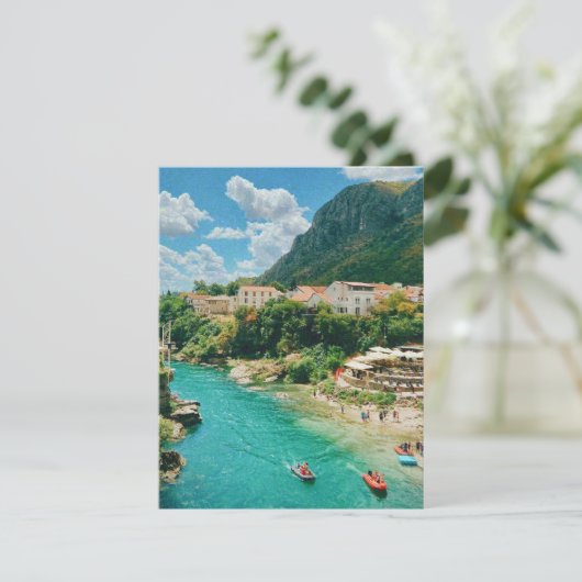 City of Mostar – ボスニア・ヘルツェゴビナ 出欠カード (スタンド正面)