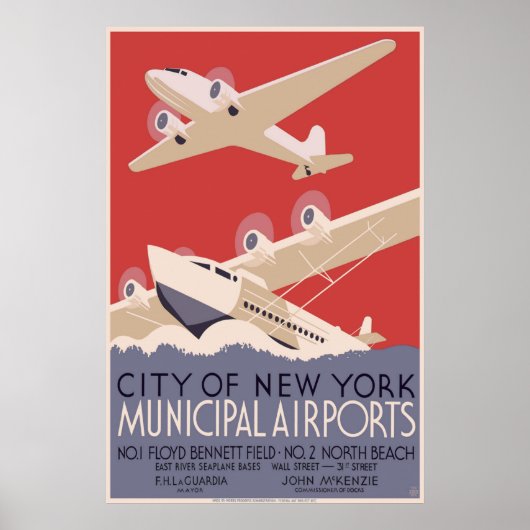 City of New York Cities Airport ポスター (正面)