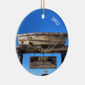 City of Newportビーチ両面セラミックオーナメント セラミックオーナメント (右)