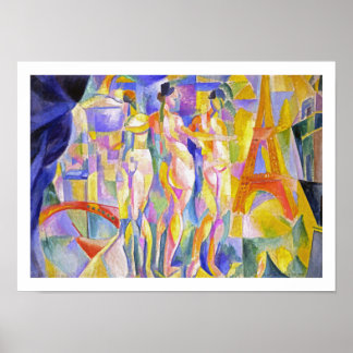 City of Paris by Robert Dellaunay -抽象芸術・アート ポスター